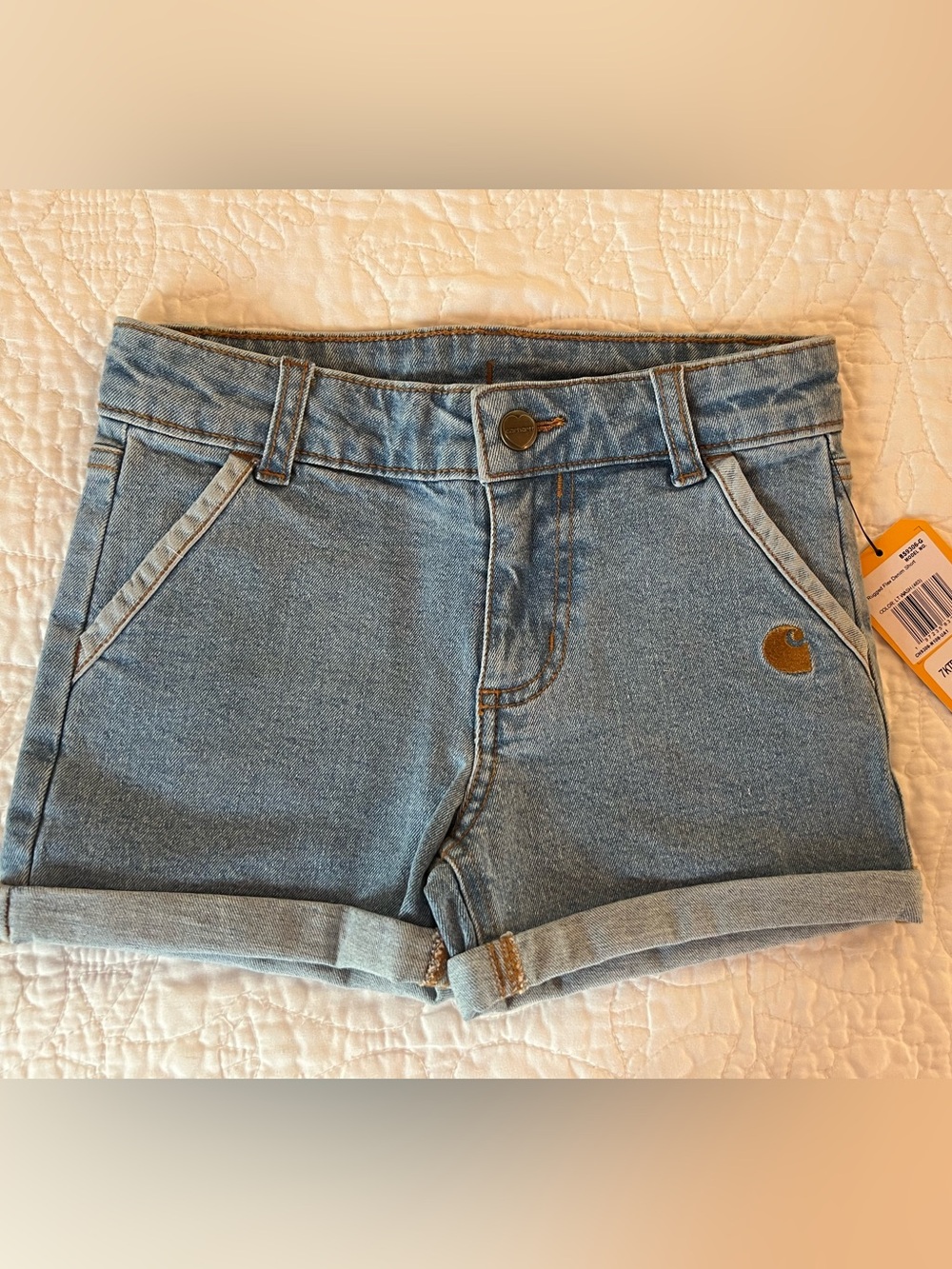 Carhartt Kids Blue Denim Shorts